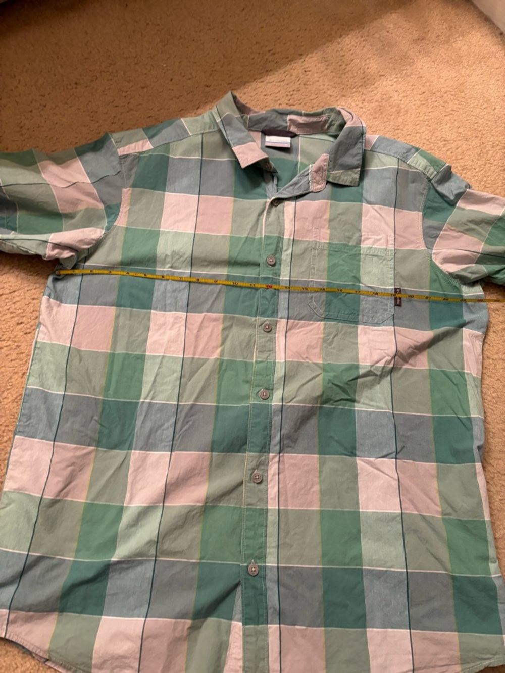 Men's Columbia short-sleeve button-down, XL - Picture 2 of 6